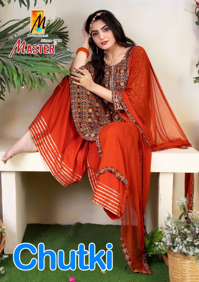 Master Chutki Festive Wear Wholesale Ready Made Suit Collection
